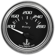 Load image into Gallery viewer, EQUUS E7262 2.0 Dia Water Temp Gauge Chrome  100-280