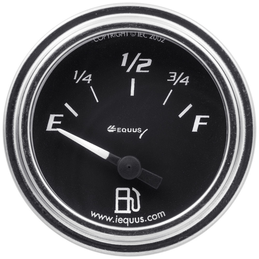 EQUUS E7362 2.0 Dia Fuel Level Gauge Chrome