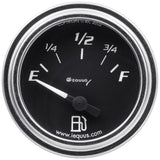 EQUUS E7362 2.0 Dia Fuel Level Gauge Chrome