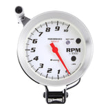 EQUUS E8080 5in Dia Tachometer 10k RPM Silver