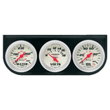 EQUUS E8200 2.0 Dia Triple Gauge Set w/Black Panel