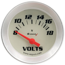 Load image into Gallery viewer, EQUUS E8268 2.0 Dia Voltmeter Gauge Silver 8-18 Volts