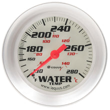 Load image into Gallery viewer, EQUUS E8442 2-5/8 Dia Water Temp Gauge Silver  130-280