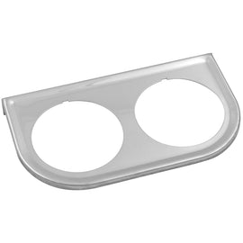 EQUUS E9822 Gauge Mount Panel 2 in Chrome Double