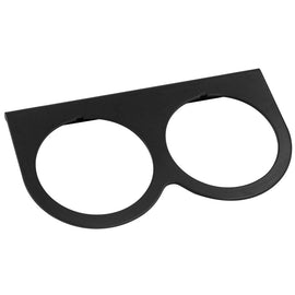 EQUUS E9922 Gauge Mount Panel 2 in Black Double