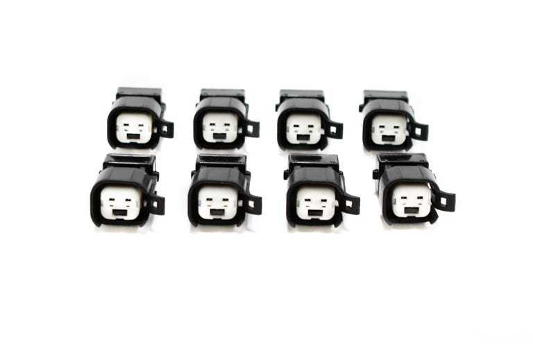 BRIAN TOOLEY RACING EV1/EV6-8 BRIAN TOOLEY RACING EV1 to EV6 Fuel Injector Connector Set – 8 Pieces