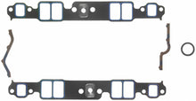 Load image into Gallery viewer, FEL-PRO 1256 SB Chevy Intake Gaskets Stock Ports 1.23 x 1.99