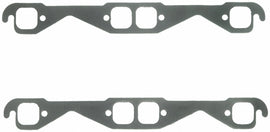 FEL-PRO 1404 SB Chevy Exhaust Gaskets SQUARE PORTS STOCK SIZE