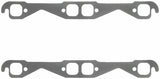 FEL-PRO 1444 SB Chevy Exhaust Gaskets Square Port Stock Size