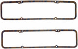 FEL-PRO 1603 SBC Valve Cover Gaskets 1pr 7/32in Cork Rubber