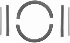 FEL-PRO BS6141 Rear Main Seal Set Ford Y-Block 239/272/292