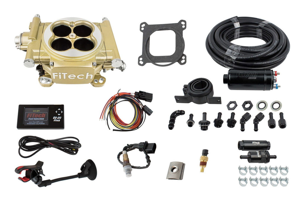 FiTECH FUEL INJECTION 31005 600 HP E/S EFI System Classic Gold