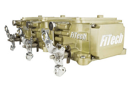 FiTECH FUEL INJECTION 39610 Go EFI 3x2 Tri Power EFI System Classic Gold