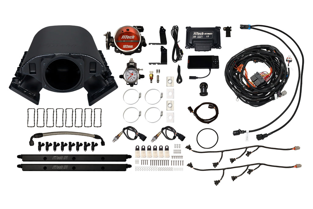FiTECH FUEL INJECTION 70091 Ultimate Rebel LS 750HP EFI System w/Trans Cont