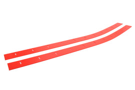 FIVESTAR 000-400-FR ABC Wear Strips Lower Nose 1pr Flresnt Red