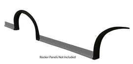 FIVESTAR 007-261-BR MD3 Wheel Flares Dirt Black Right