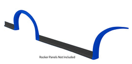 FIVESTAR 007-261-CBR MD3 Wheel Flares Dirt Chevron Blue Right