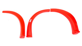 FIVESTAR 007-261-FRL MD3 Wheel Flares Dirt Fluorescent Red Left