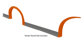 FIVESTAR 007-261-ORR MD3 Wheel Flares Dirt Orange Right