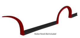 FIVESTAR 007-261-RL MD3 Wheel Flares Dirt Red Left