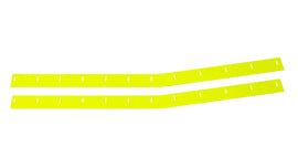 FIVESTAR 021-400-FY 88 MD3 Monte Carlo Wear Strips Flourescent Yel