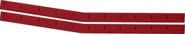 FIVESTAR 021-400-R 88 MD3 Monte Carlo Wear Strips 1pr Red
