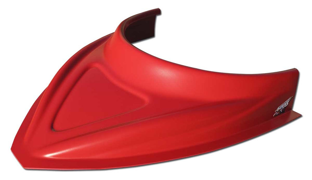 FIVESTAR 040-4114-R Fivestar MD3 Hood Scoop - 3 Inch Tall Curved Red Plastic for Dirt Late Models