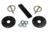 FIVESTAR 10001-34033-B Hood Pin Kit  3/8in Alum Black 2-pack