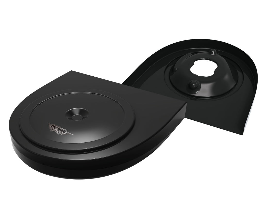 FIVESTAR 10001-53434 FIVESTAR 10001-53434 Air Box Base for Cowl Induction, 4-Barrel, 3-Degree Angle, Composite, Black
