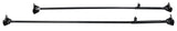 FIVESTAR 10001-75951 FIVESTAR Adjustable Body Brace Kit - Pair, 26 to 30.5 Inches, Nylon Black