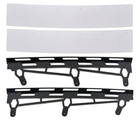 FIVESTAR 11002-47387-B FIVESTAR 2019 LM Spoiler - Black Polycarbonate 64.5 x 6.5 Inches, 70 Degree Angle with Aluminum Brackets