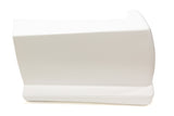 FIVESTAR 21001-45051-WR FIVESTAR Passenger Side Rear Bumper Cover for Short Track Trucks - White, Part #21001-45051-WR