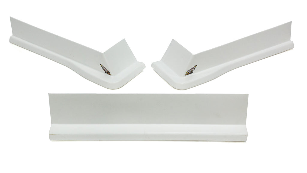 FIVESTAR 3022-417-W Modified Aero Valance 3pc. White