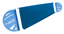 FIVESTAR 32000-72820-CB FIVESTAR MD3 Passenger Side Spoiler Kit with Blue End Plates - Plastic, Late Model