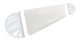 FIVESTAR 32000-72820-W FIVESTAR MD3 Passenger Side Spoiler Kit with End Plates in White, Part Number 32000-72820-W