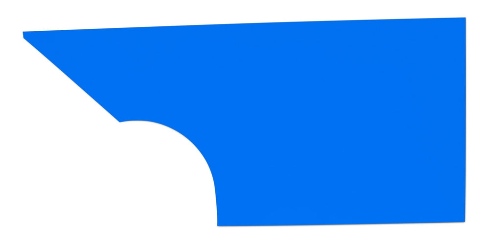 FIVESTAR 34001-27351-CBL Qtr Panel High Impact Plastic Blue Left