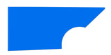 FIVESTAR 34001-27351-CBR Qtr Panel High Impact Plastic Blue Right