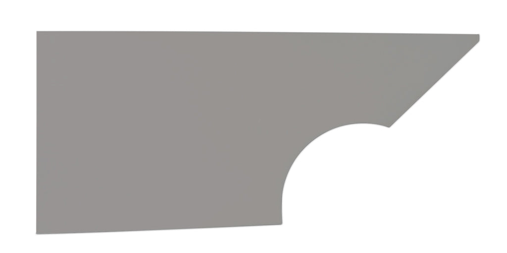 FIVESTAR 34001-27351-GR Qtr Panel High Impact Plastic Gray Right