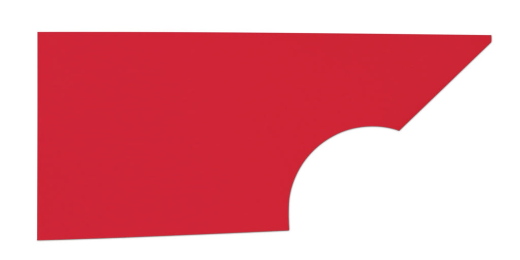 FIVESTAR 34001-27351-RR Qtr Panel High Impact Plastic Red Right
