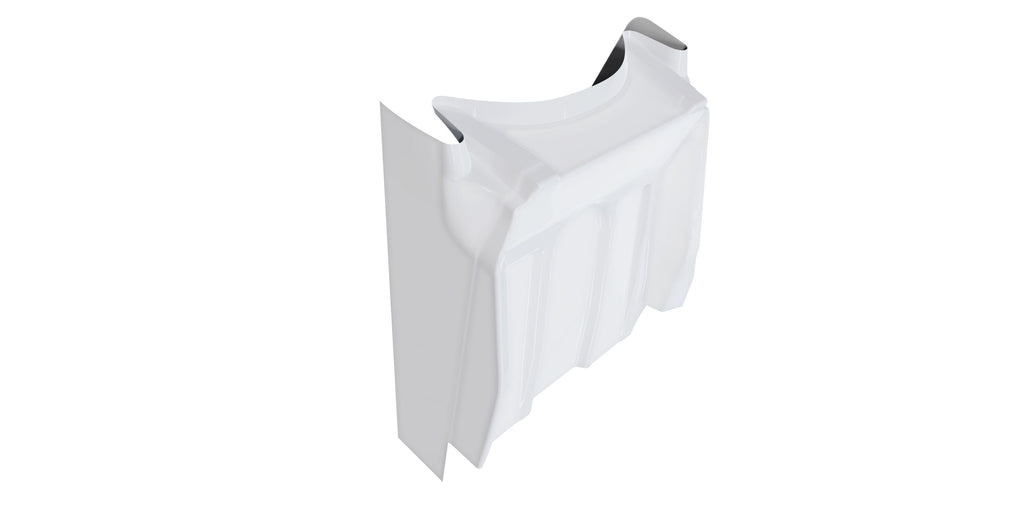 FIVESTAR 35001-90011-W Fivestar Dash Sprint Car White - Fiberglass Dashboard for Sprint Cars