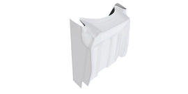 FIVESTAR 35001-90019-W Fivestar Dash Sprint Car White - Carbon Composite Dashboard Panel