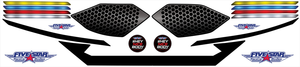 FIVESTAR 51001-44141 FIVESTAR Nose ID Kit for Sport Compact Vehicles – Laminated Protective Coating
