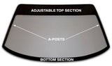 FIVESTAR 600-6390 88 Monte Windshield Blackout Kit