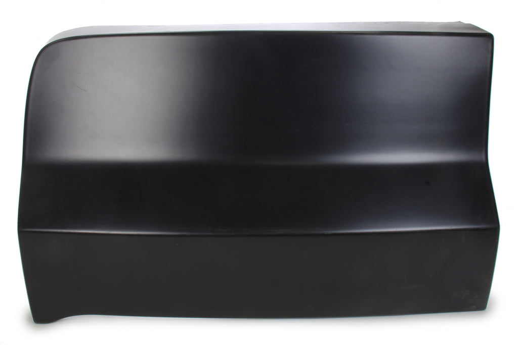 FIVESTAR 672-450-BL FIVESTAR Driver Side Rear Bumper Cover for Late Model Stock Car - Molded Black Plastic