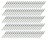 FIVESTAR 815-100S Small Head Rivet Silver 100pc 1/8in