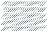 FIVESTAR 816-100S Small Head Rivet Silver 100pc 3/16in