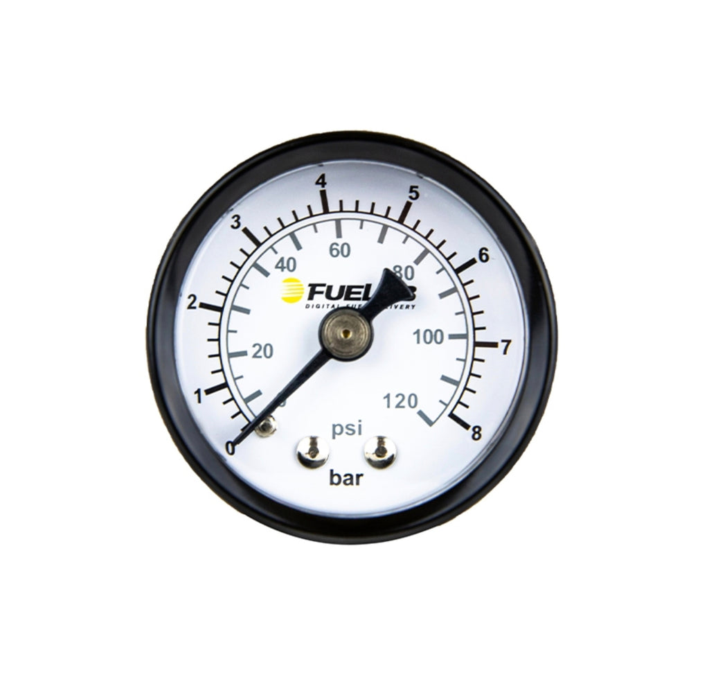 FUELAB FUEL SYSTEMS 71511 Fuel Pressure Gauge EFI 0-120psi bar & psi