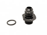 FUELAB FUEL SYSTEMS 72101 FUELAB FUEL SYSTEMS - 72101 - 6 AN Male to 6 AN Male O-Ring Aluminum Fitting, Black Anodized