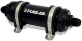 FUELAB FUEL SYSTEMS 82802-1 Fuel Filter In-Line 5in 10 Micron Paper 8AN