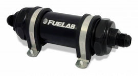 FUELAB FUEL SYSTEMS 82812-1 Fuel Filter In-Line 5in 40 Micron Stainless 8an